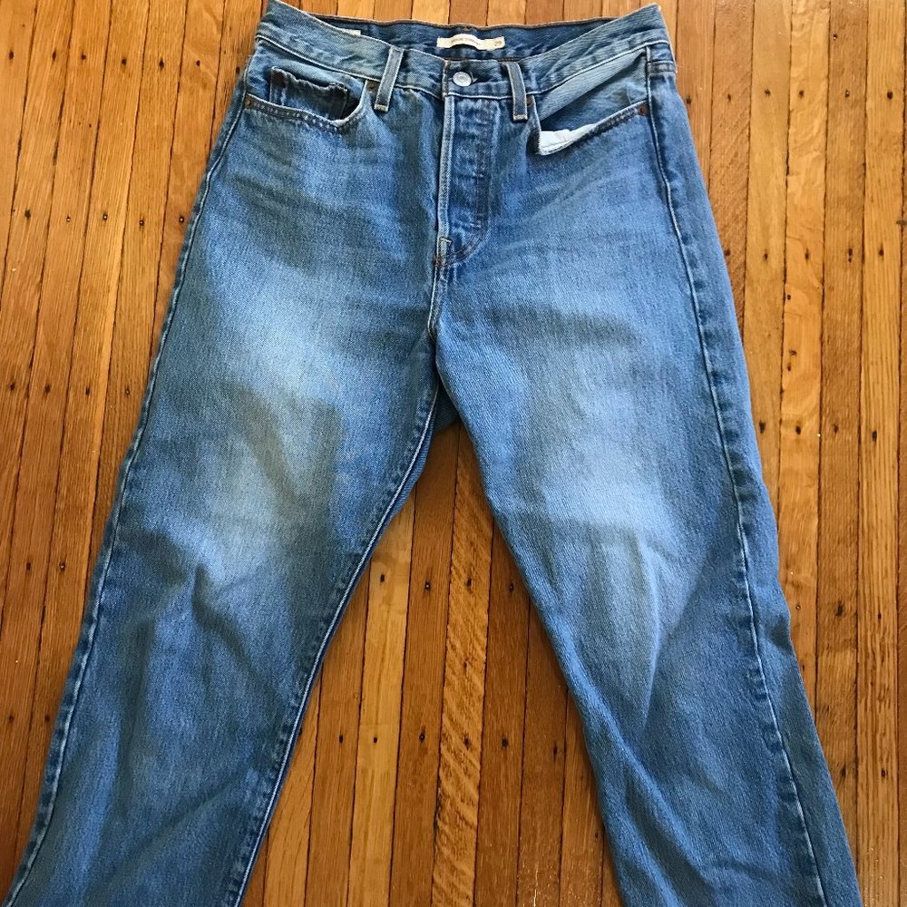 levis wedgie straight jeans high rise